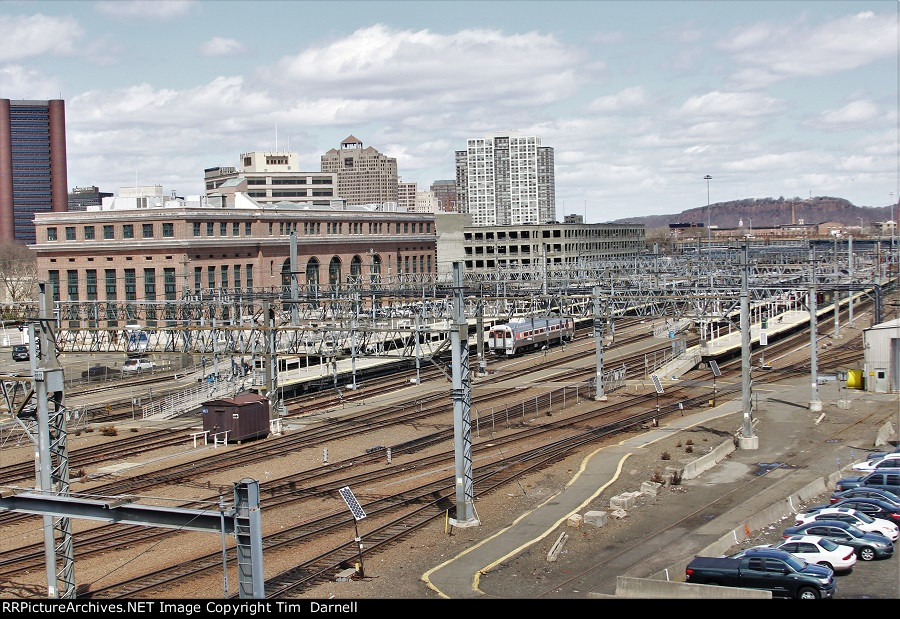 Overview of New Haven station area & building